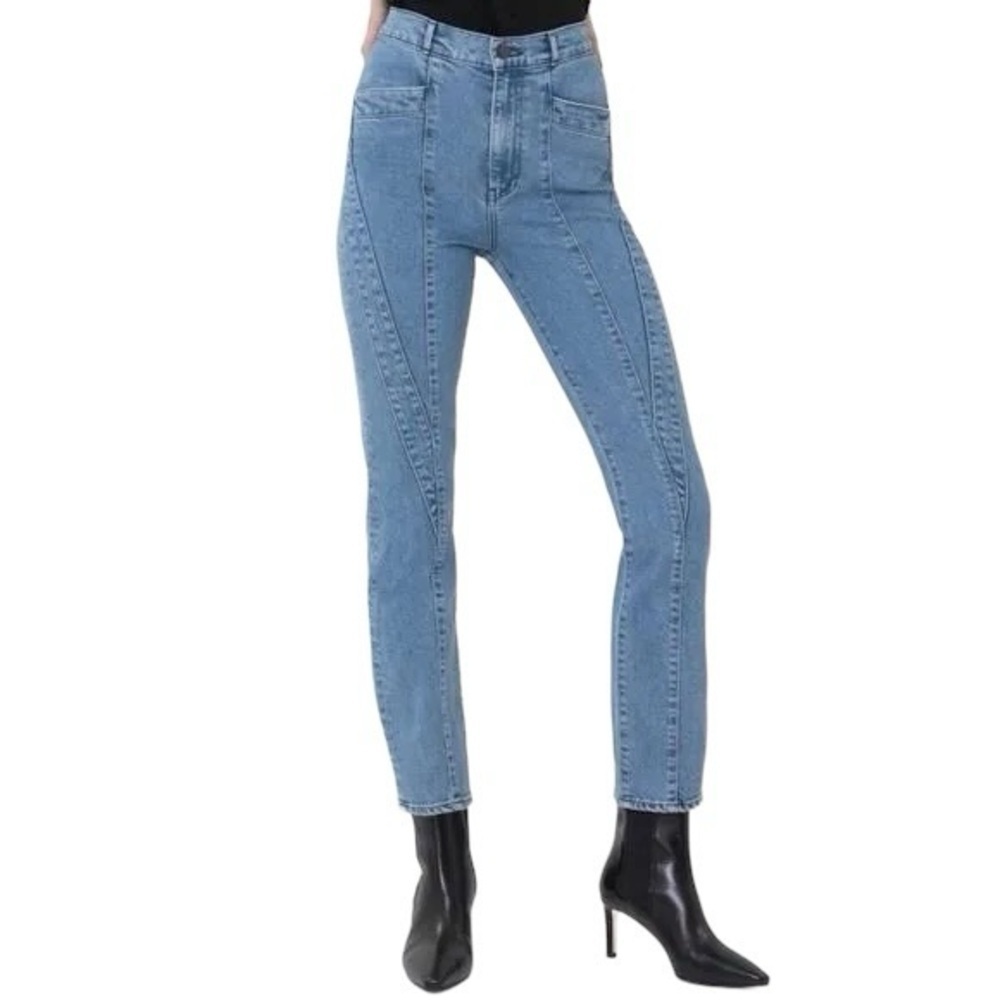 3x1 and Jason Wu W4 Paneled Skinny Jeans in Dusk Blue Wash Size 27